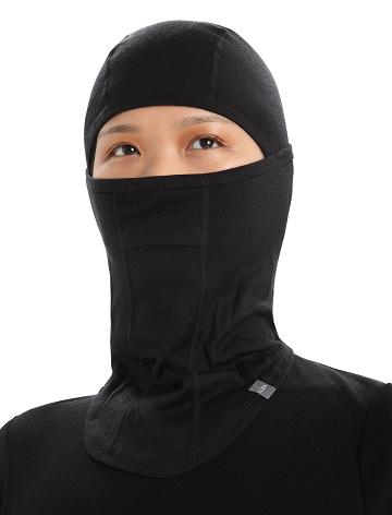 Icebreaker Unisex Merino Oasis Balaclava Naisten Panta Mustat | FI 1468RVDW